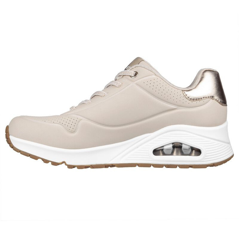 Skechers uno shimmer away natural