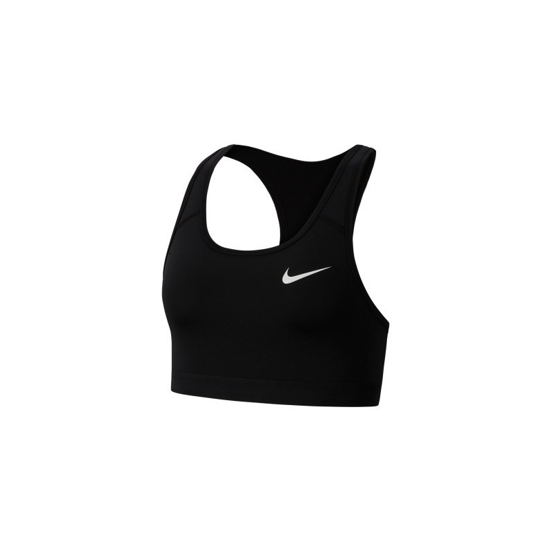 Nike Swoosh medium support aa bra black