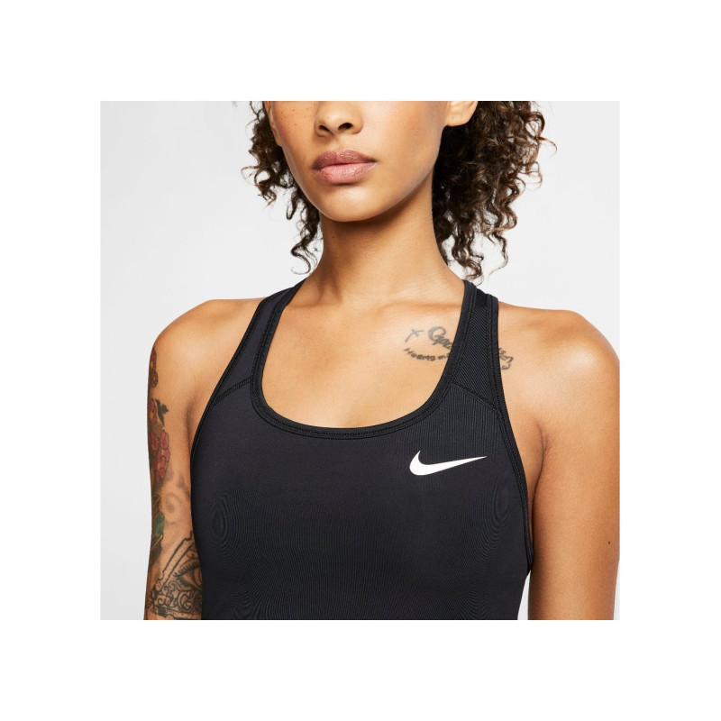 Nike Swoosh medium support aa bra black