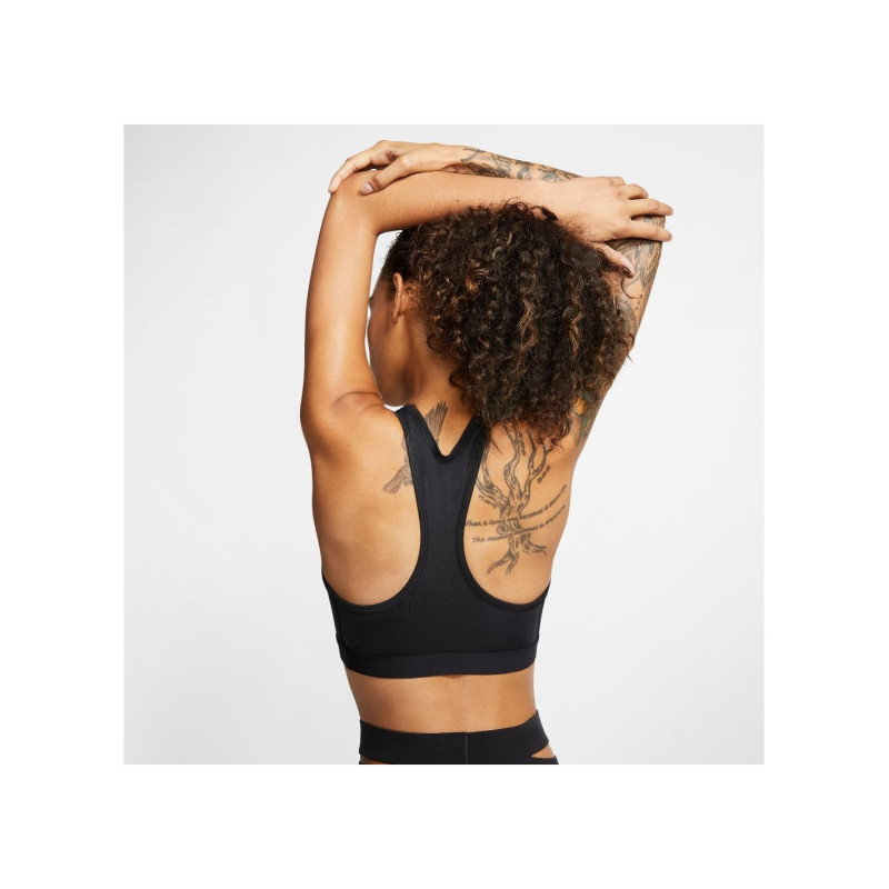 Nike Swoosh medium support aa bra black