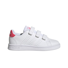Adidas advantage cf c White /Pink / Core Black