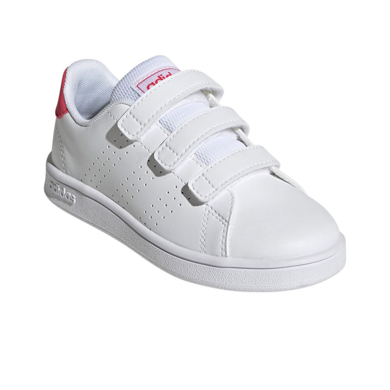 Adidas advantage cf c White /Pink / Core Black