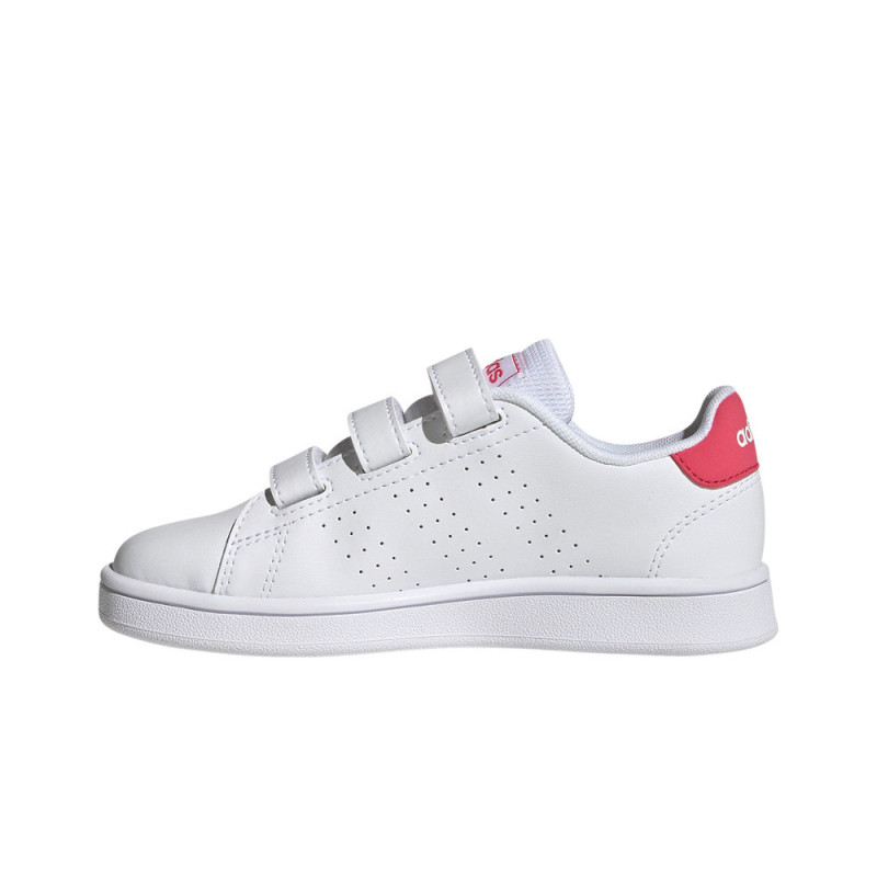 Adidas advantage cf c White /Pink / Core Black