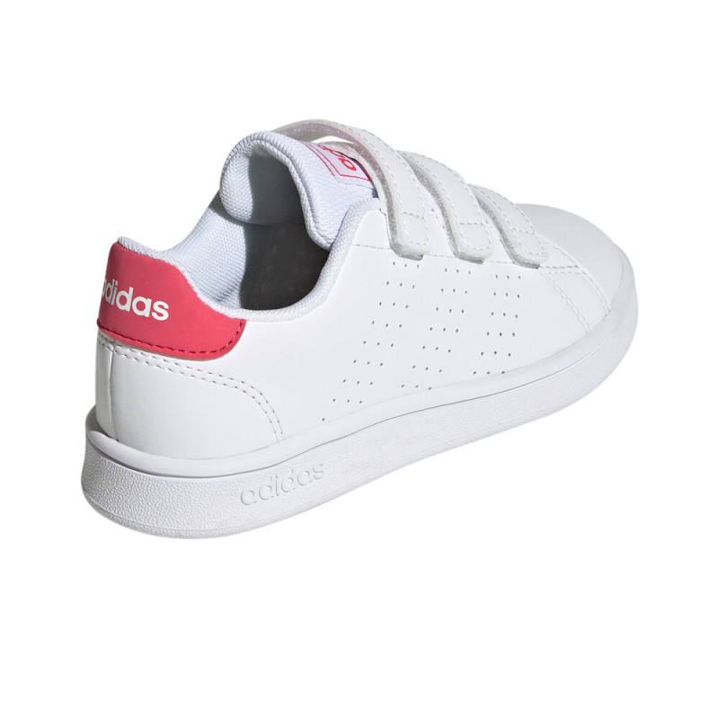 Adidas advantage cf c White /Pink / Core Black