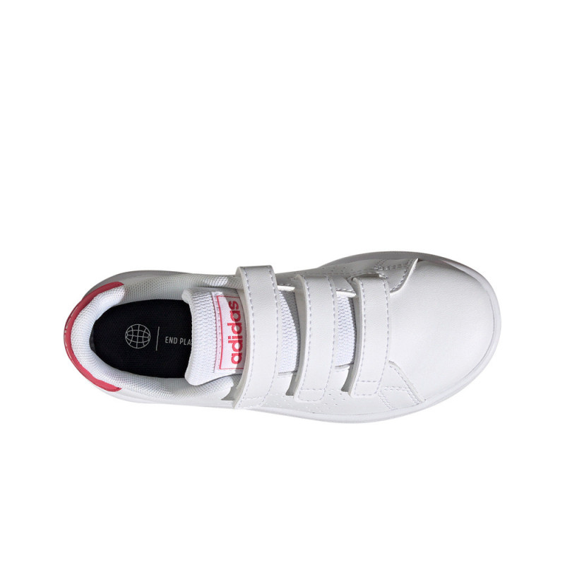 Adidas advantage cf c White /Pink / Core Black