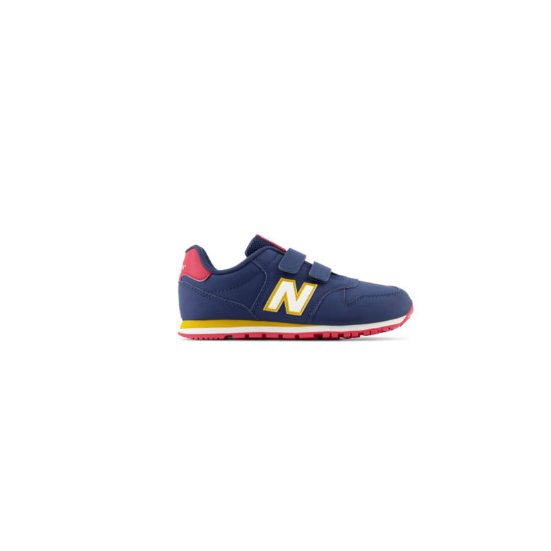 New balance 500 navy/red-yellow-white