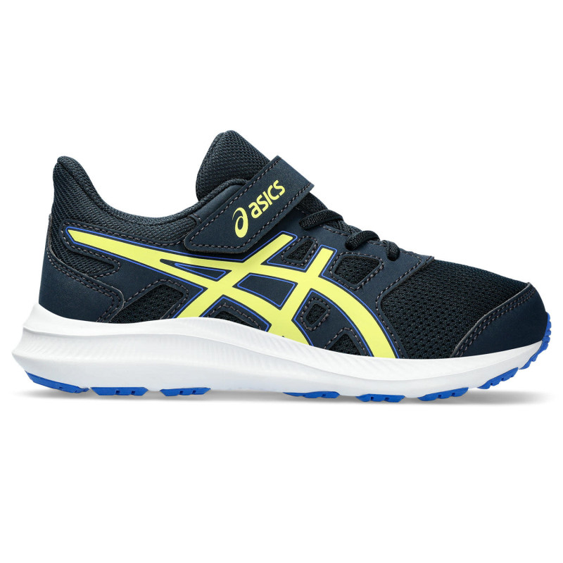 Asics Jolt ps french blue/glow yellow velcro