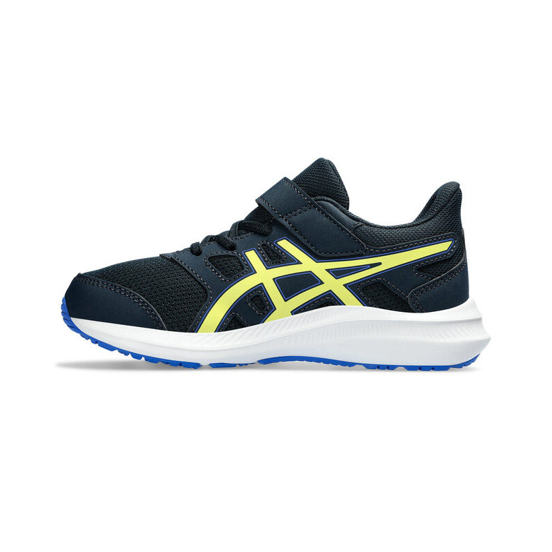 Asics Jolt ps french blue/glow yellow velcro
