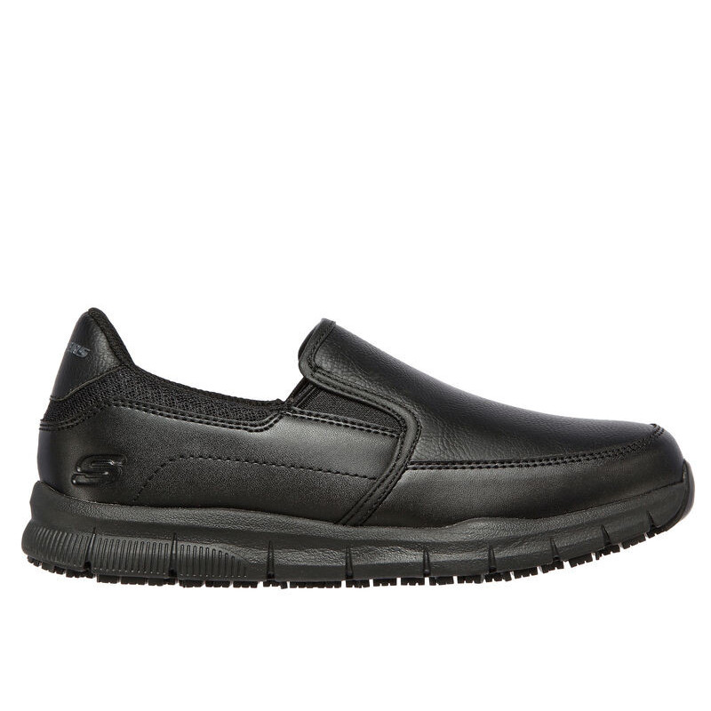 Skechers nampa annod black slip resistant (work)