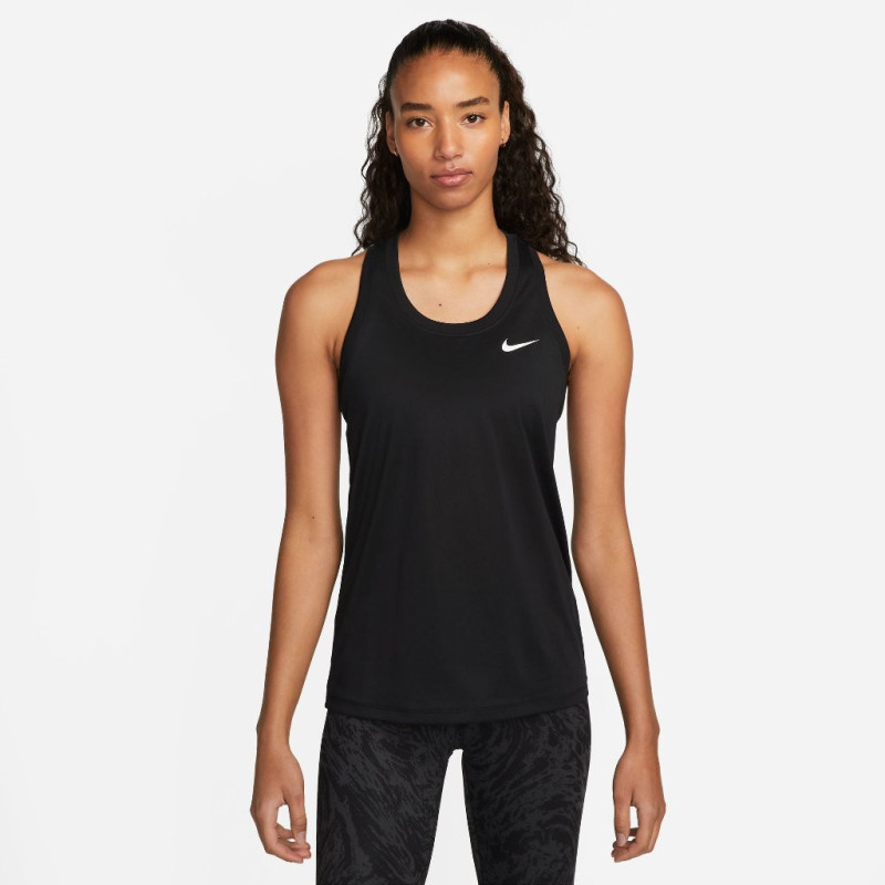 Nike W nk df tank rlgd rcr lbr c/o black