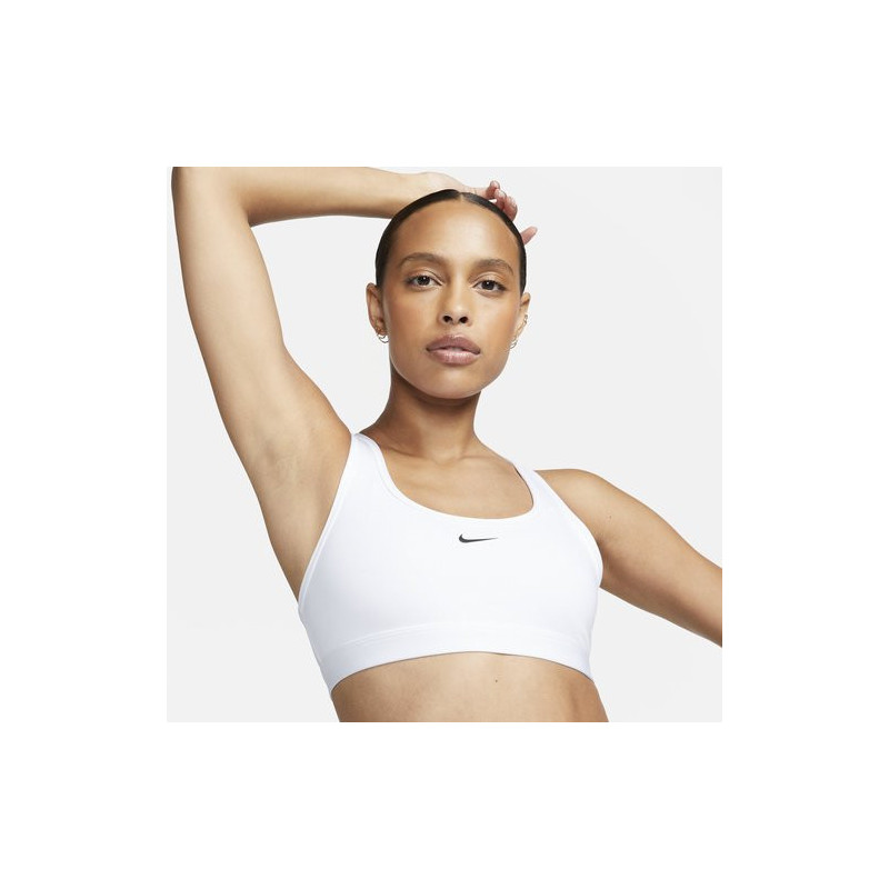 Nike swoosh women´s light support n aa white