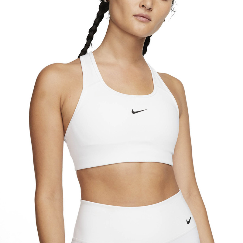 Nike swoosh women´s light support n aa white