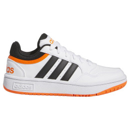 Adidas hoops 3.0 k white/black/orange