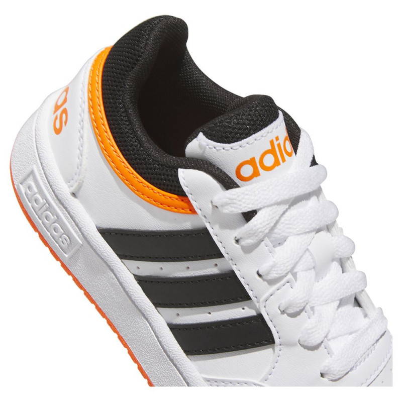 Adidas hoops 3.0 k white/black/orange