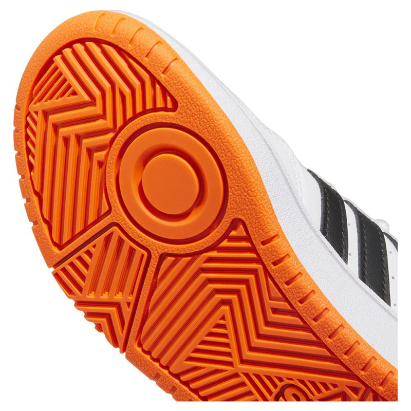 Adidas hoops 3.0 k white/black/orange