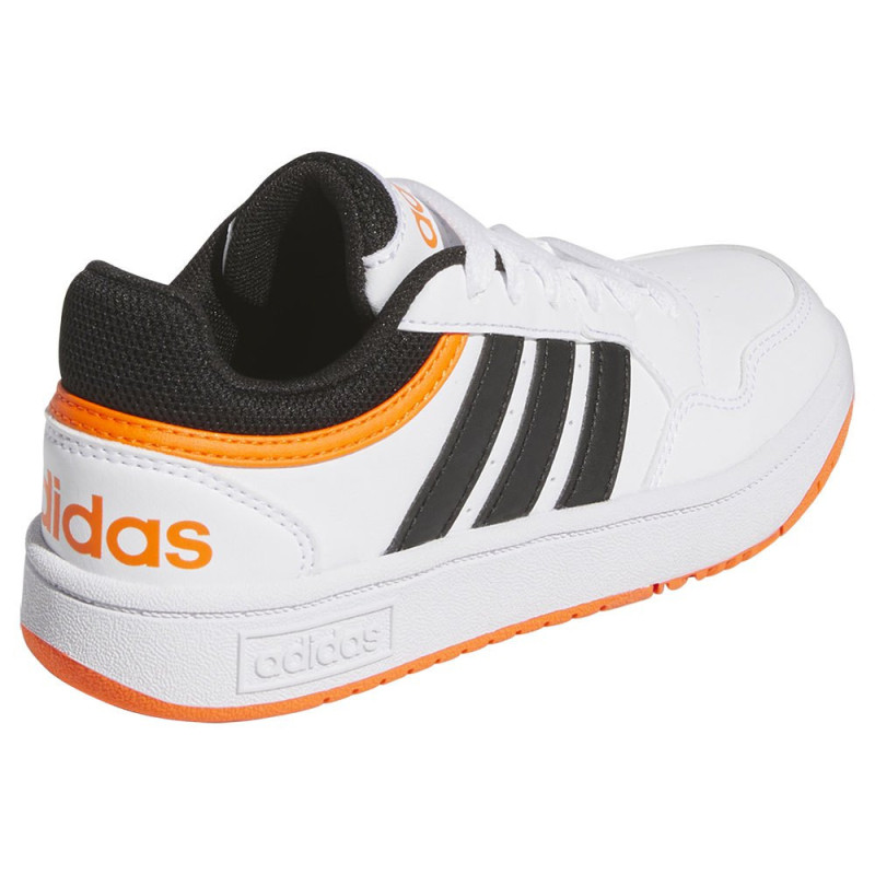 Adidas hoops 3.0 k white/black/orange