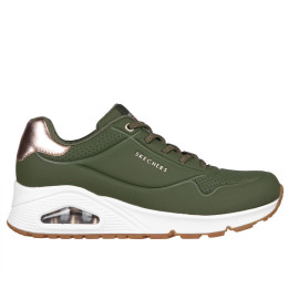 Skechers uno shimmer away Olive